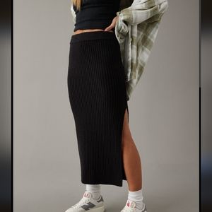 American Eagle Black Sweater Skirt